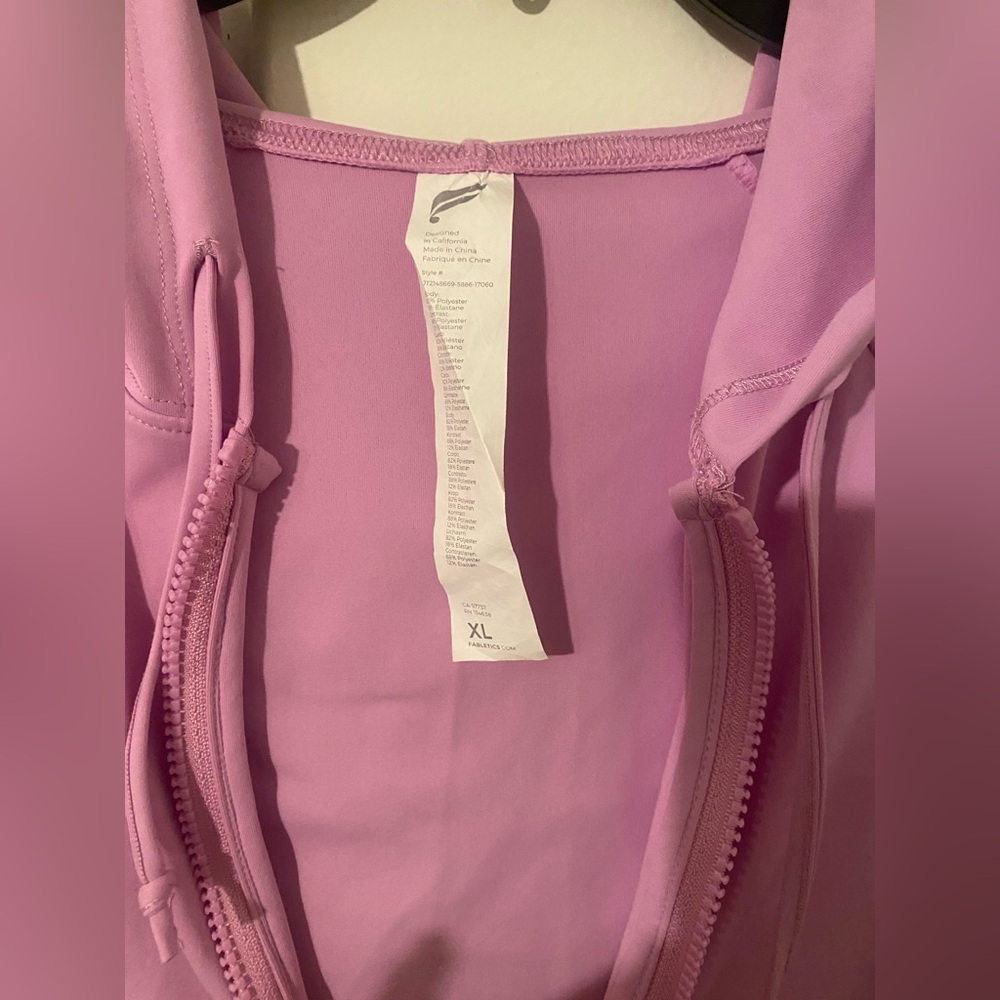 Fabletics Lavender Zip-Up Jacket - image 4